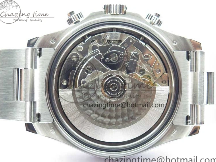 MiroTime 0319 TechFriendly Daytona 116520 SS UBF Best Edition Ice Blue MOP Crystal Markers Dial on SS Bracelet A 2938